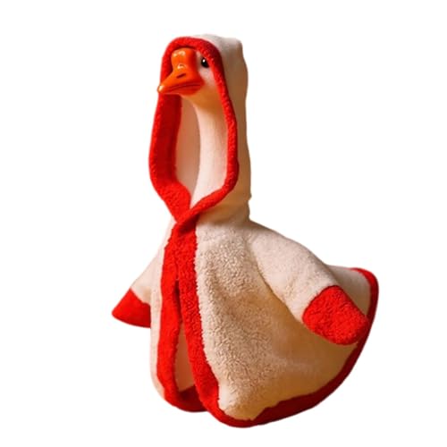 Traje de gansos de tela suave para decoración de porche de Navidad, jardín y fiesta en interiores, decoración de Navidad, regalo de camisa de gansos