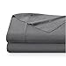 Flat Top Sheet Premium 1800 Ultra-Soft Microfiber Collection - Double Brushed, Hypoallergenic, Wrinkle Resistant, Easy Care (Twin XL - 2 Pack, Grey)