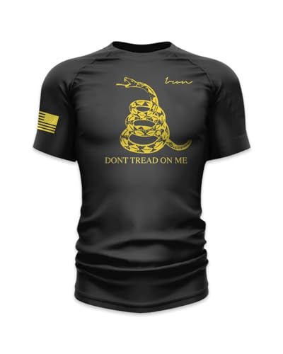 Don't Tread on Me Rash Guard for Men - BJJ No Gi Rash Guard