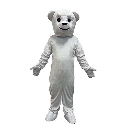 Disfraz de oso polar para mascota, disfraz de oso para cosplay, fiesta de disfraces