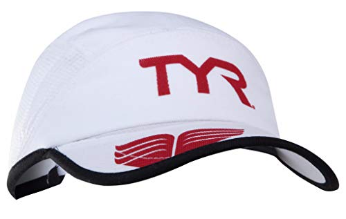 TYR Competitor Running Cap, White