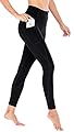Heathyoga Yoga Pants for Women with Pockets High Waisted Leggings with Pockets for Women Workout Leggings for Women Black