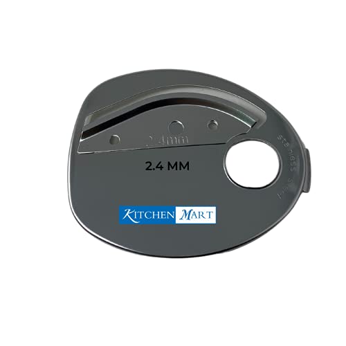 Kitchen Mart Replacement Slicing Blade Attachment compatible with Preethi Zodiac Mixer Grinder's MasterChef Plus jar (Black, 2.4mm Thick)