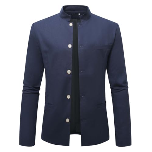 Veste chinoise pour homme en coupe blazer de loisirs chic