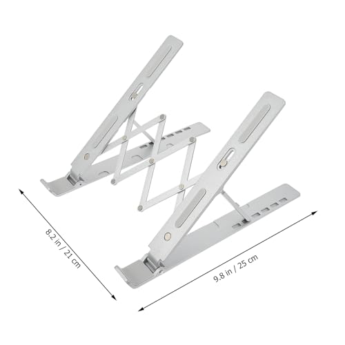 Soporte portátil ajustable aluminio para laptop plegable miniatura 2