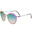 Oval Mint Silky Matte / Teal Rose Gradient Lenses