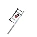 TCSB321200SD XTRweld Clamp, Spreader Bar, 3-Pc Swivel Pads, 32", Steel, Chrome