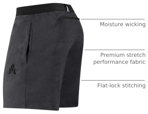 Image of Anthem Athletics Men's Gym Shorts with Pockets - Running, Walking & Cross-Training Workouts - 5 inch 7 inch 9 inch