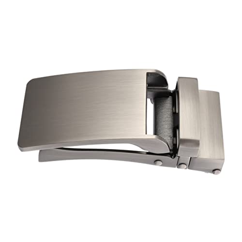 Uonlytech Fashion Men's Automatic Belt Buckle Durable Alloy Plaque Buckle for Belts Effortless for Formal and Casual Wear Compatible and Straps