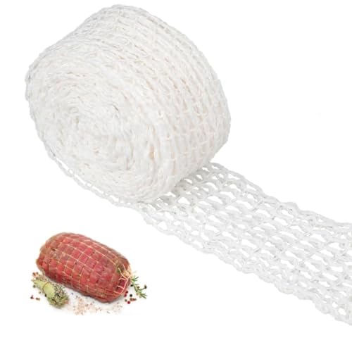 Schinkennetz Weiß,Fleischnetz Für Rollbraten Netz,Rollbratennetz Baumwollfaden 16 Löcher Fleischnetz Elastisches Rouladennetz Kochzubehör Fleischnetzrolle zum Aufbewahren Aufhängen Schinken (2M) Schinkennetz Weiß,Fleischnetz Für Rollbraten Netz,Rollbratennetz Baumwollfaden 16 Löcher Fleischnetz Elastisches Rouladennetz Kochzubehör Fleischnetzrolle zum Aufbewahren Aufhängen Schinken (2M)