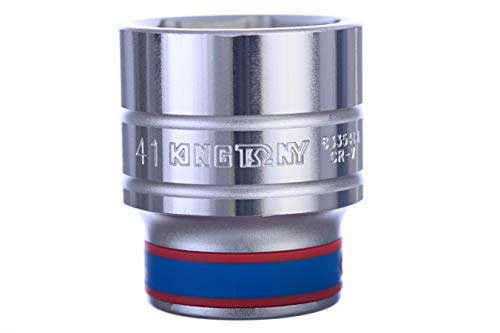 KING TONY 633541M Socket 3/4" Hexagonal 41mm for DIYers & Professionals, Designed for Repair and Installation tasks 41mm - Image 2