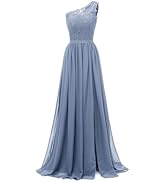 sachin and babi light blue dress One Shoulder Bridesmaid Dresses | Asymmetric Styles main image 1