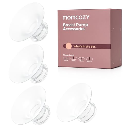 Image of Momcozy M5| M6| M9 Original Replacement Accessories, Food-Grade Silicone & BPA Free, Original Breastfeeding Parts, Inserts 15 /17 /19 /21mm