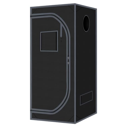 Grow Tent 36'x36'x72' 600D Mylar Hydroponic High Reflective Grow Tents for Indoor Plant Growing 3x3