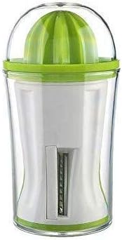 New 2 in 1 Vegetable Spiral Slicer and Lemon Squeezer Hand Held Spiralizer Vegetable Complete Bundle Juicer Vegetable Cutter Zucchini Pasta Noodle Spaghetti (HSlicer)