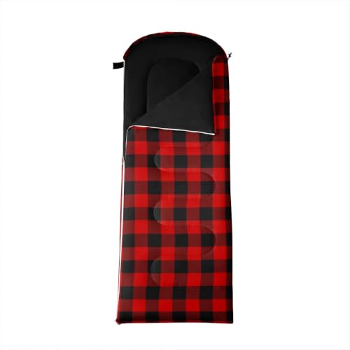 Bolsa de dormir Feelyou para niños y niñas, bolsa de dormir para camping en clima frío y cálido, impermeable miniatura 3