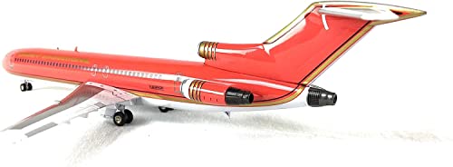 Boeing 727-200 Braniff Ultra avión miniatura nostalgia de la aviación retro oro 4