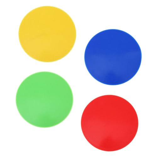 GOOHOCHY Floor Circles for Classroom 4pcs Colorful Spot Floor Markers Carpet Spot Markers