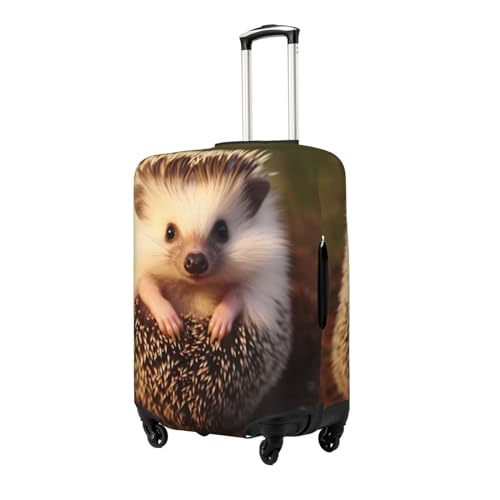 Hedgehog Luggage Cover for Suitcase Tsa Approved, Washable Suitcase Protector Fits 18-32 Inch Anti-scratch Suitcase Cover Carry on Luggage Sleeve Travel Baggage Cover2