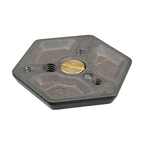 Placa de montaje hexagonal Manfrotto 130-38 zapata rápida con rosca 3/8 para trípode 2