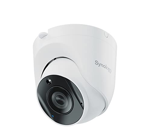 Synology TC500-5MP AI Tourelle Caméra IP, Vision Nocturne, IP67, IK10