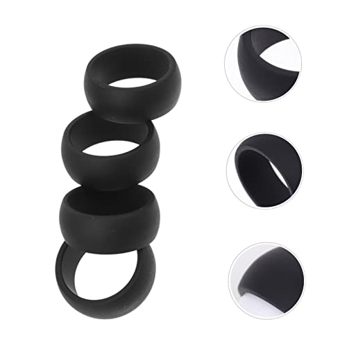Protector de anillos de silicona para dedos 4 piezas miniatura 4