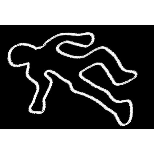 Taza de cerámica 11 oz con diseño Crime Scene Chalk Outline miniatura 2