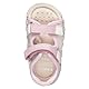 Geox Baby-Mädchen B IUPIDOO Gir Sandal, Silver/Pink, 22 EU