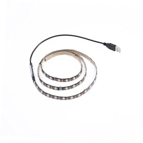 Tira Led RGB Flexible 1m con Control USB miniatura 7