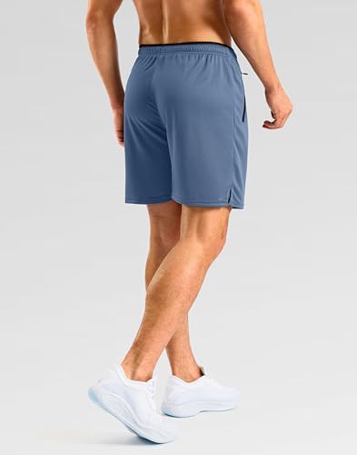 Image of G Gradual Men's Gym Workout Shorts Zipper Pockets 5 inch / 7 inch Quick Dry Breathable Runing Athletic Short for Men
