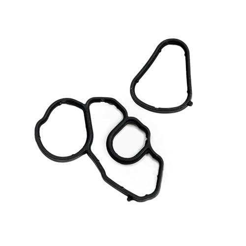 DMMOHLE 11427625484 11427625485 Engine Oil Filter Gasket & Oil Cooler Gasket Seal Kit Compatible with BMW N13 1.6L F20 F21 F30 F31 114i 116i 118i 120i