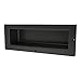 Tile Redi USA Niche Single Recessed Shower Shelf ? Black, One Inner Shelf, 16-Inch Width x 6-Inch Height x 4-Inch Depth (RN166S-BI)