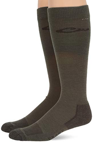 Drake Waterfowl Men's Ultra-dri Lightweight Over The Calf Boot Socks 2 Pair Pack