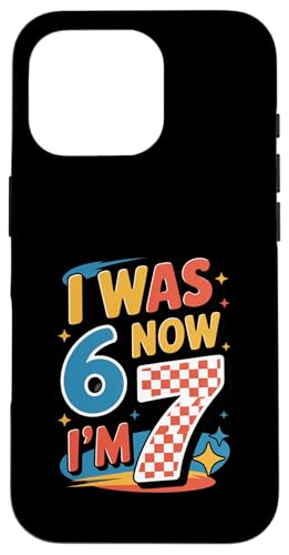 I Was 6 Now I'm 7 Retro Racing �o�[�X�f�[�p�[�e�B�[ 6 7 �~�[�� �X�}�z�P�[�X iPhone 16 Pro �p