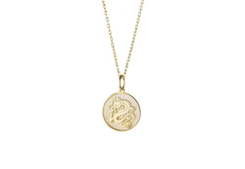 Chinese Dragon Necklace, Personalized Chinese Dragon Pendant, Dragon Necklace Gold, Chinese Mythology Charm, Fantasy Dragon Jewelry