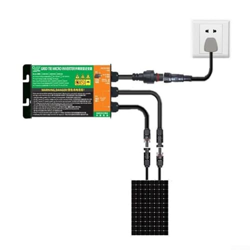 Solar Microinverter MPPT Grid Tie Pure Sine Wave Inverter DC1850V GMI300, Reliable and efficient performance, Stable AC output synchronized with the supply network (GMI260 230V)