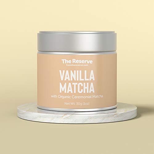 The Reserve Vanilla Matcha Green Tea Powder And Japanese Ceremonial Grade Matcha Green Tea Powder To Enhance Focus And Relaxation (1 Oz) #TOP6