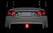 iJDMTOY Universal Fit Smoked Lens 15-LED Rear Bumper Diffuser Rear Fog Pilot Light Kit w/Race Car Style Strobe Brake Feature & Adjustable Add-On Mounting Bracket For Car SUV