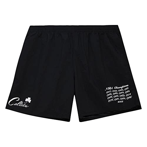  Mitchell & Ness M&N Team Heritage Boston Celtics - Pantaloncini in tessuto