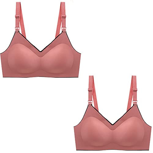 Soutien-gorge d'allaitement grande taille XL push-up confortable lot de 2