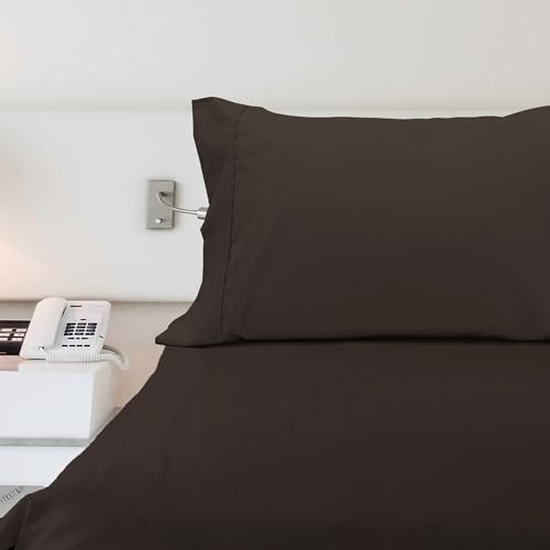 Parure de lit 4 pièces microfibre polyester brossé Underzy drap-housse - 5