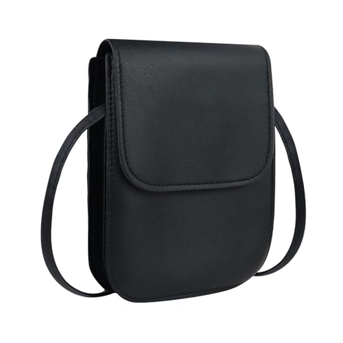 Small Crossbody Bag, PU Leather Crossbody Phone Purse Bag for Women, Simple Mini Shoulder Bag for Travel Daily Use