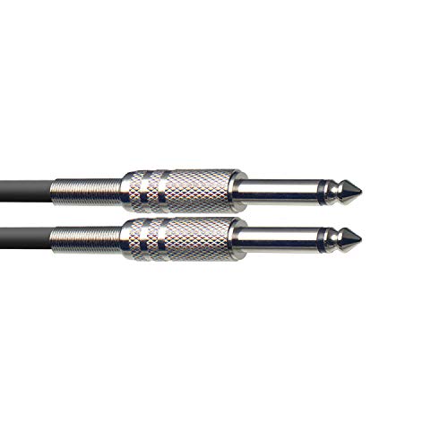 Stagg SGC1.5DL Pro-Series 1.5m Jack to Jack Instrument Cable - Black (Pack of 2), 1.5m (Pack of 2) - Image 2