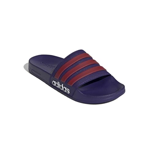 Image of adidas Mens Adilette Shower Arsenal Slides Casual Sandals Casual - Red