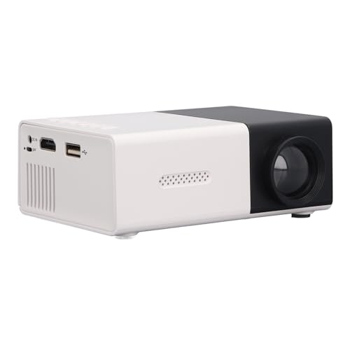 Mini Projecteur Portable, Vidéoprojecteur Pico LED Full HD 1080P avec Plusieurs Ports, Résolution 800 X 480, pour Enfants, Camping en Plein Air, Voyage...