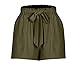 Women Summer Casual Shorts Elastic High Waisted Wide Leg Cute Dressy Beach Shorts 2025 Fashion Vacation Outfits Clothes Green