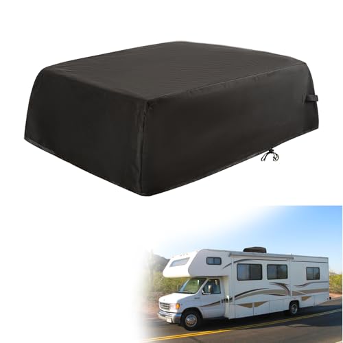RV Air Conditioner Cover,RV AC Cover,Travel Camper Top Roof Trailer Cap Outside Folding Waterproof Dust Protection Replacement 600D Oxford Covers(43