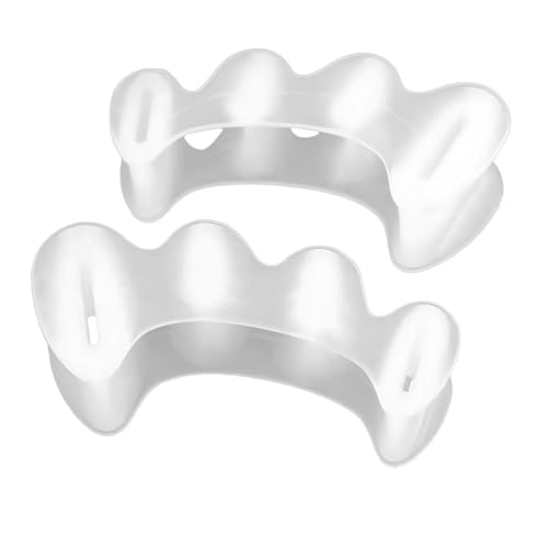 Correct Toes Bunion Corrector Toe Separator & Toe Spacers for Men and Women Unisex Clear Medium