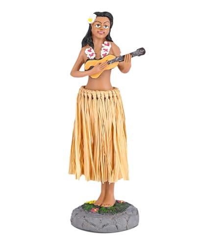 BCSmyer Hawaii Hula Girl Dashboard Bobbleheads for Driver Dashboard Decorations Medium Size 6.5 High Dashboard Hula Girl