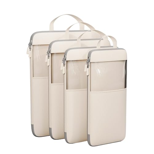 Sacs de rangement pour bagages et cubes de compression extensibles x4